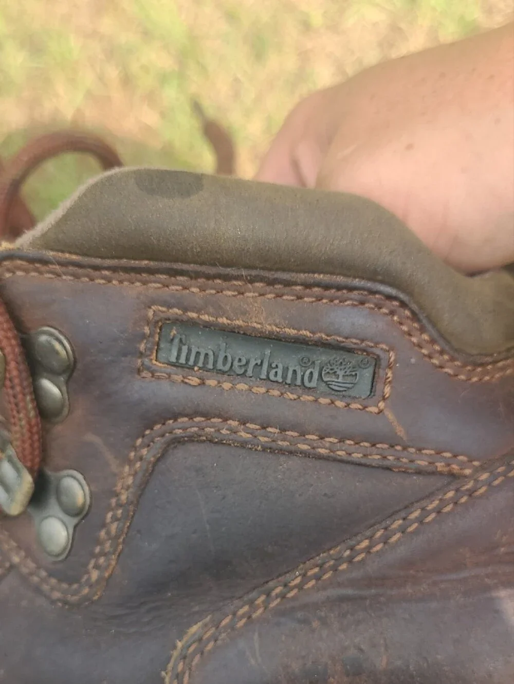 Timberland Brown Leather Boots Womens Size 7.5